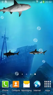 3D Sharks Live Wallpaper android App screenshot 2